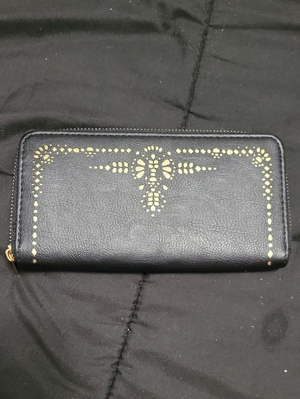 5/$20**Black Wallet No Brand Lots Of Room For Cards